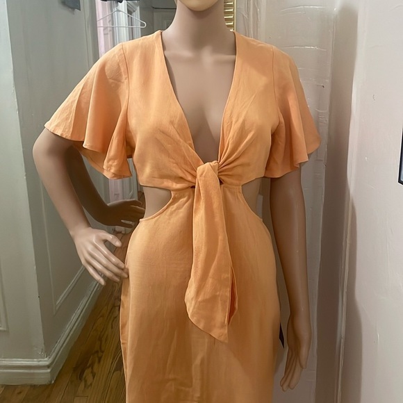 Lulus Orange Dress - Picture 9 of 14